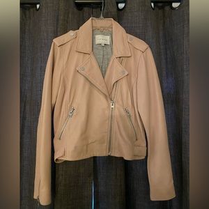 Lucky Brand Leather Moto Jacket